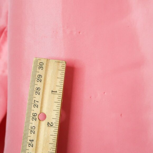 Christie & Jill Silk Button Up Shirt Size Large Pink Vintage Career 90s Barbie - Picture 8 of 12